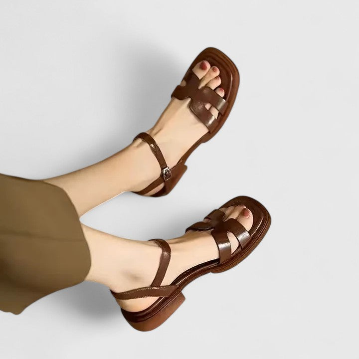 Bianca | Elegante Flache Sandalen