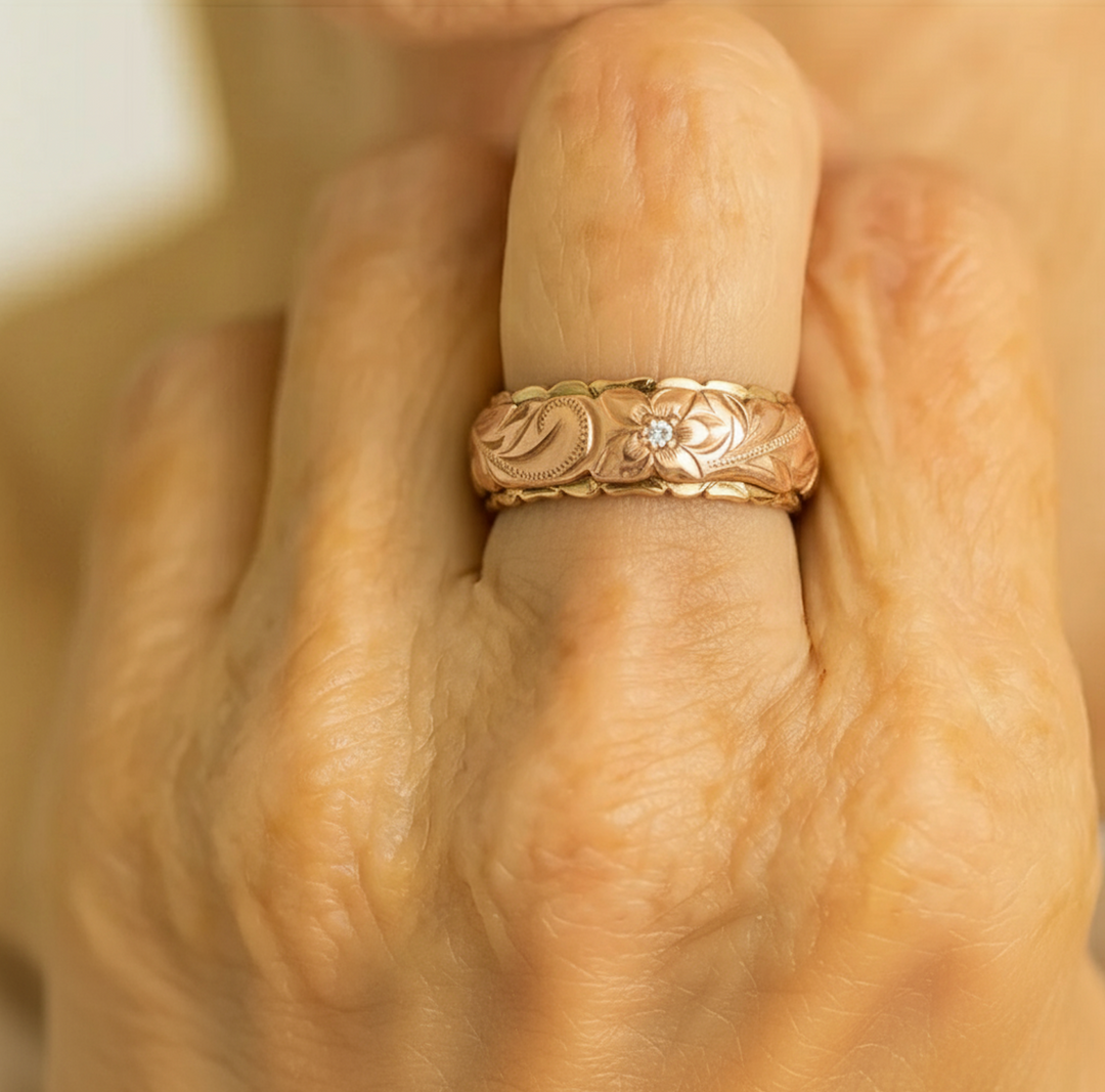 Eleganter Goldring für jeden Anlass