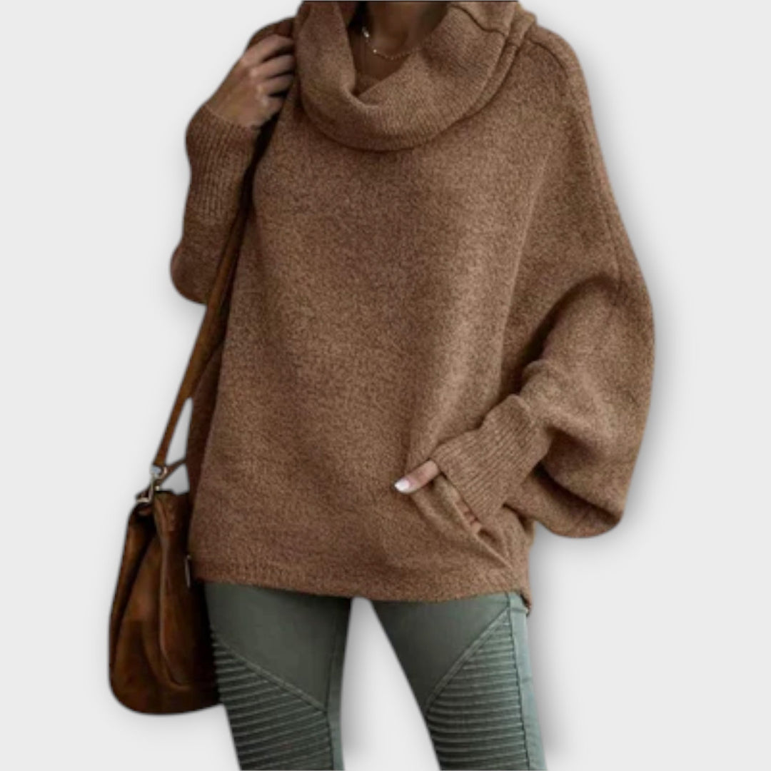 Ulrike - Eleganter Damenpullover in Schildpatt