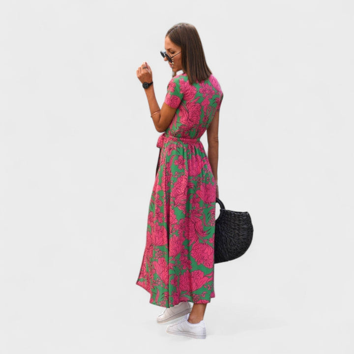Lila Rosa - Boho Chic Kleid