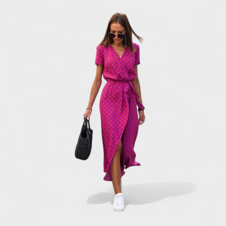 Lila Rosa - Boho Chic Kleid