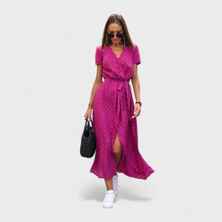 Lila Rosa - Boho Chic Kleid