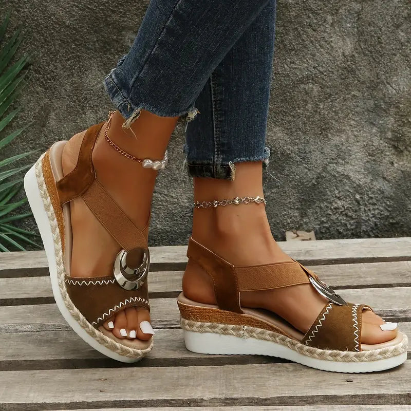 Trudi – Elegante Plateausandalen