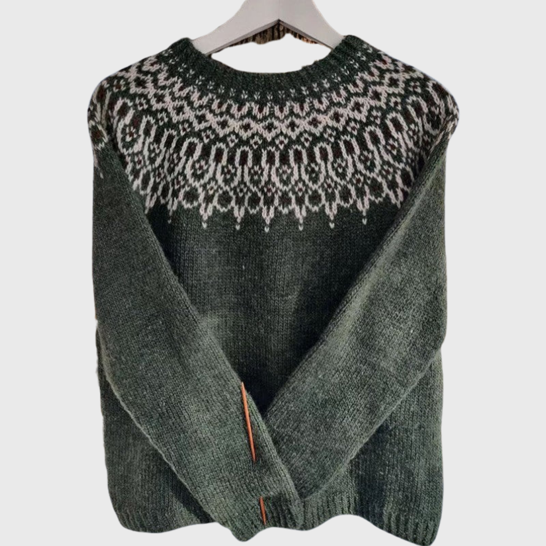Der Winter-Pine-Pullover