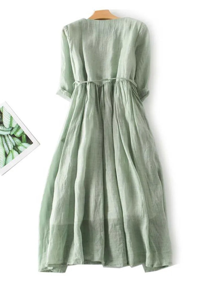 Minimalistisches Langkleid