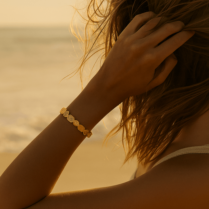Goldene Sandreflexe