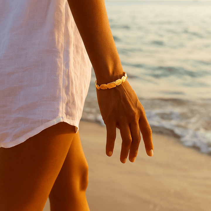 Goldene Sandreflexe