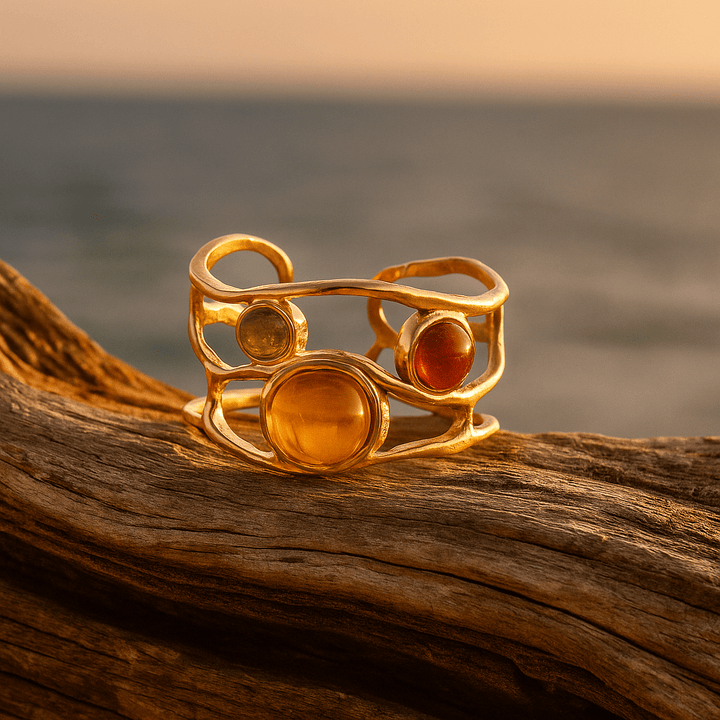 Goldene Sonnenringe
