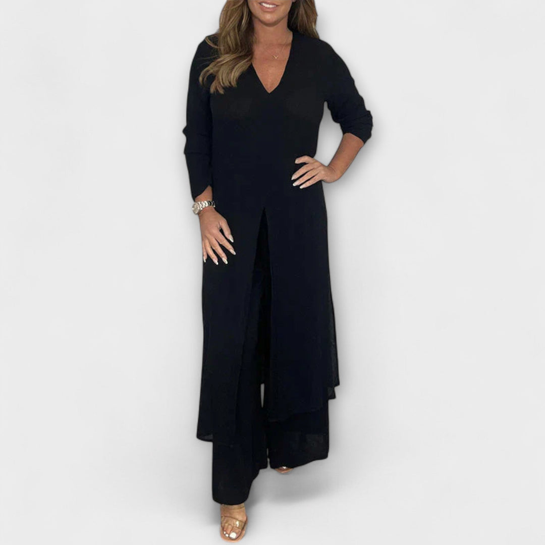 2-teiliges stilvolles Damen-Co-Ord-Set