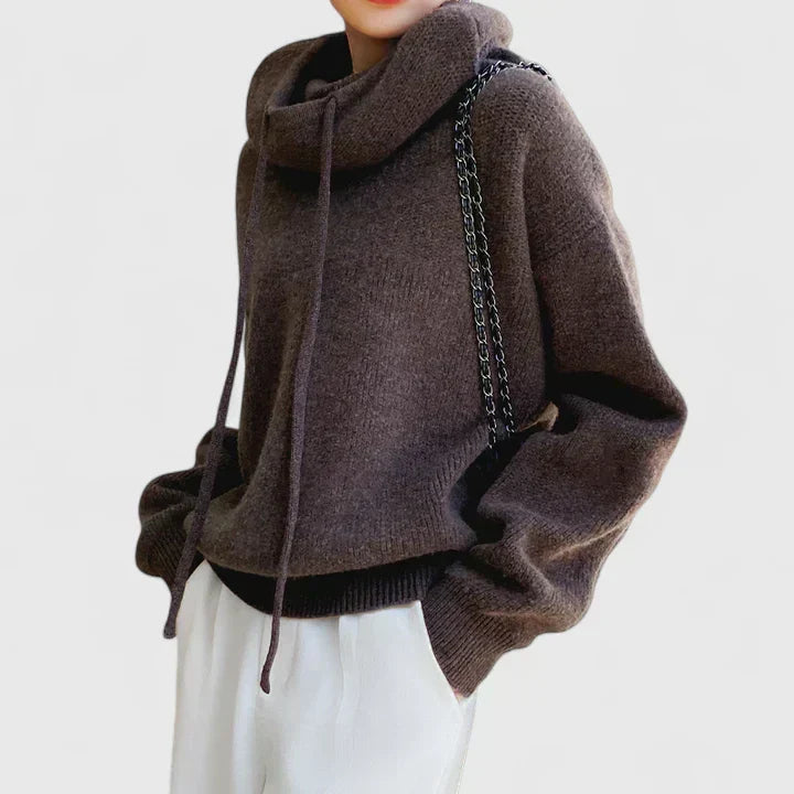Monique | Bequemer Strick-Hoodie