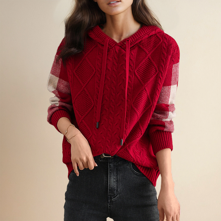 Isa | Strick Hoodie
