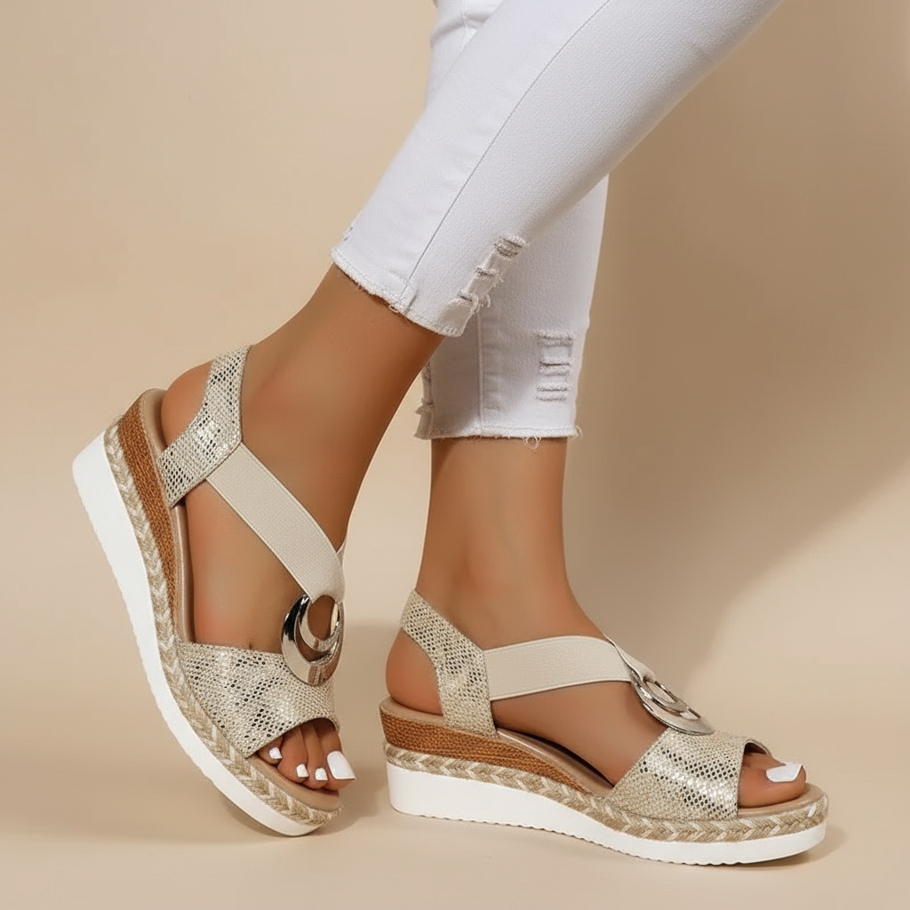 Trudi – Elegante Plateausandalen