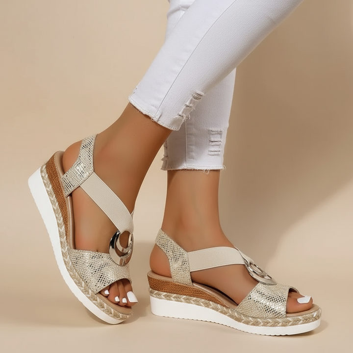 Trudi – Elegante Plateausandalen
