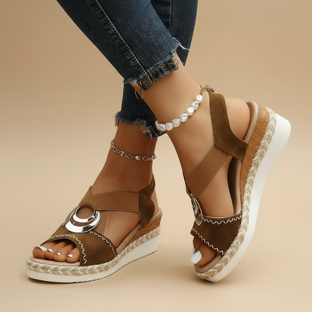 Trudi – Elegante Plateausandalen