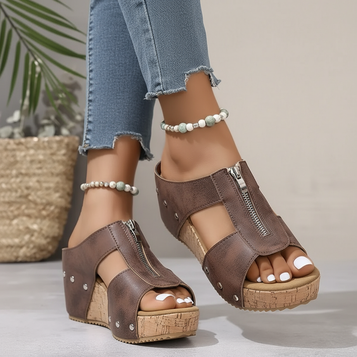 Chiara | Stylische Keilsandalen