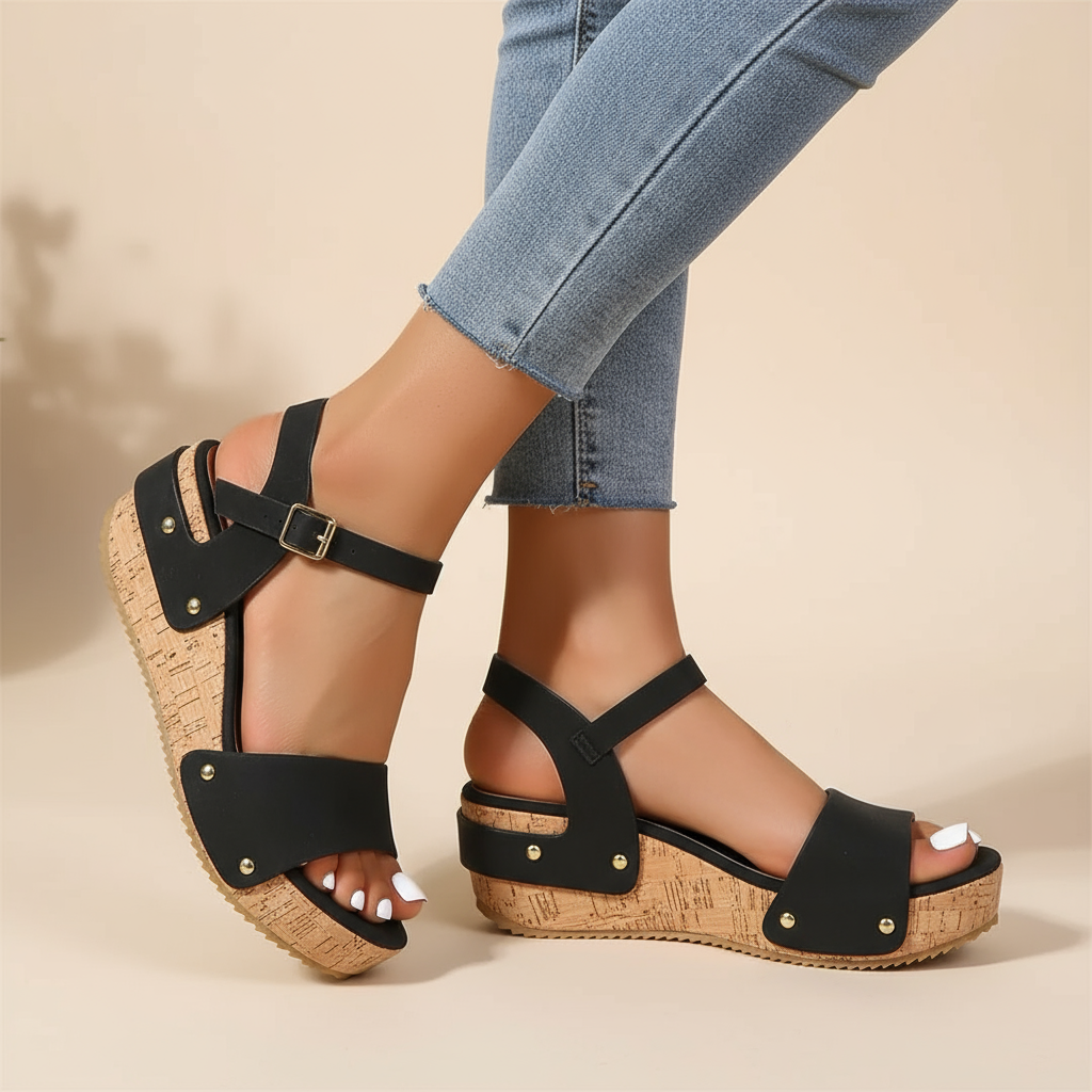 Vanessa – Elegante Keilsandalen