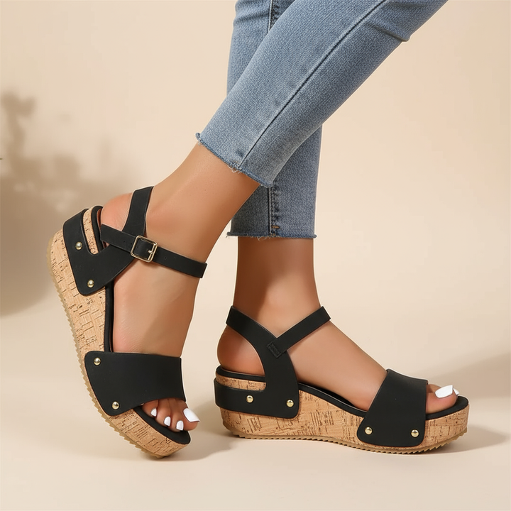 Vanessa – Elegante Keilsandalen