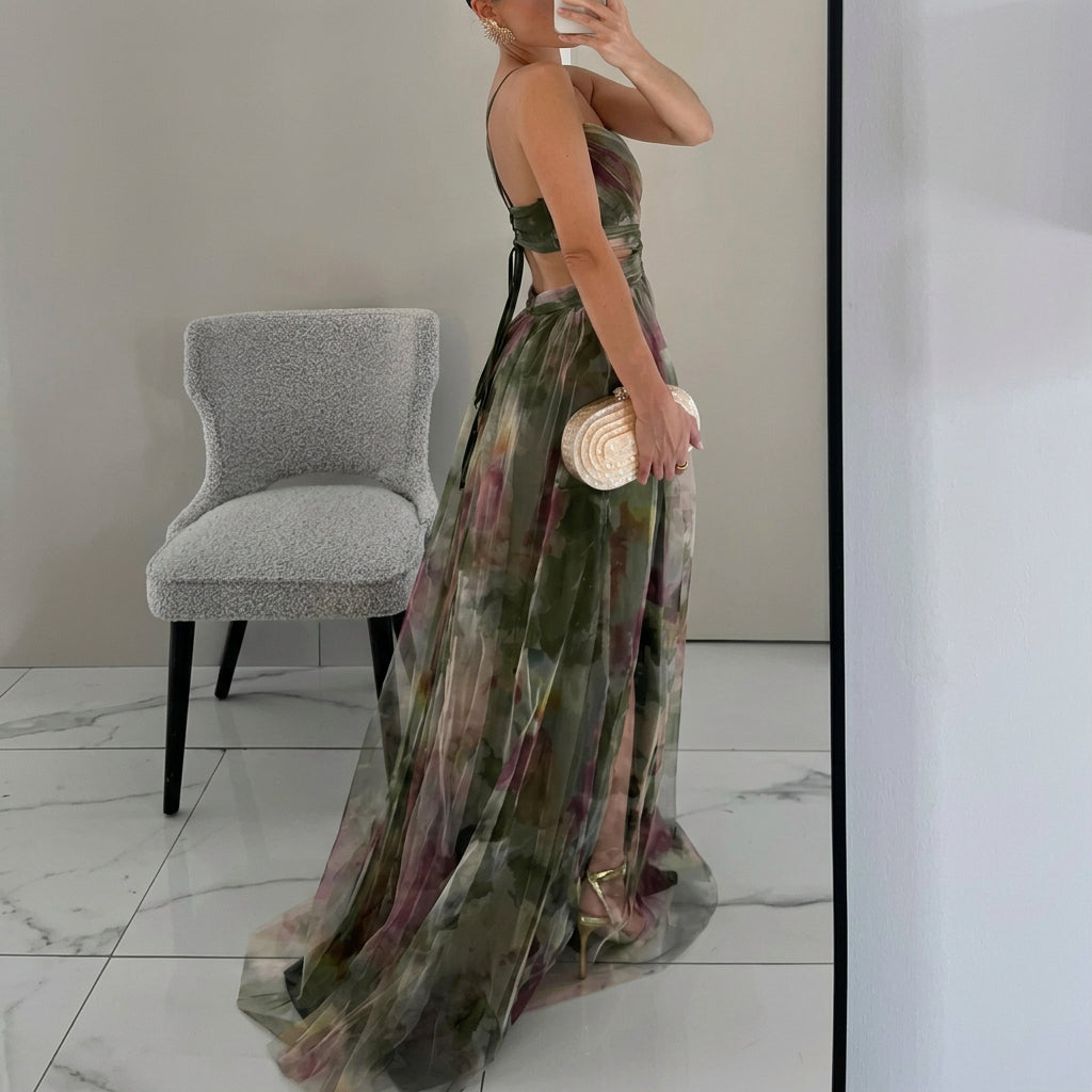 Margarida - Maxikleid mit Floralprint