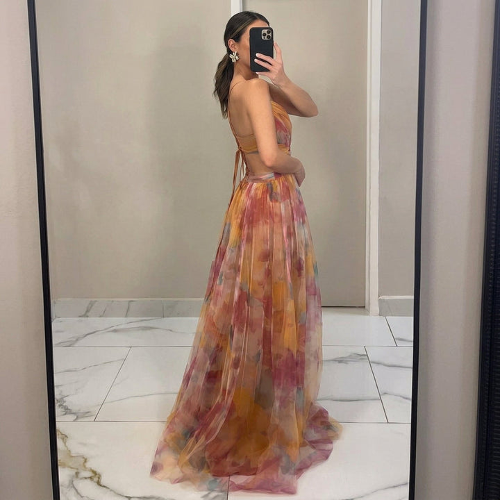Margarida - Maxikleid mit Floralprint