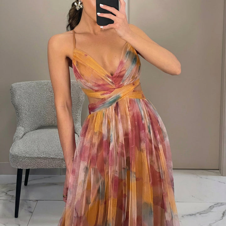 Margarida - Maxikleid mit Floralprint