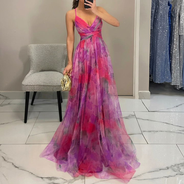 Margarida - Maxikleid mit Floralprint