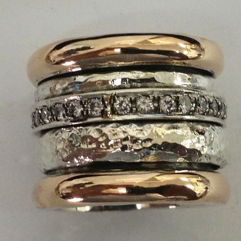 Vintage Goldring in dicker Schichtung