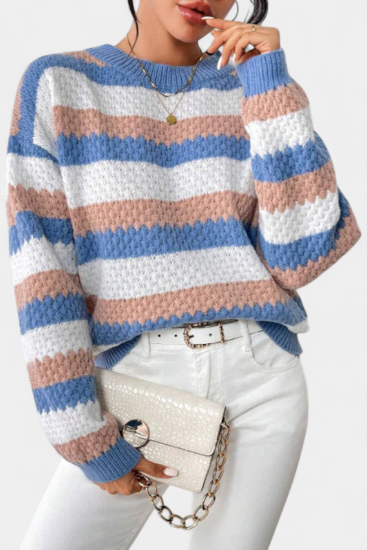 Nadia | Oversized Streifenpullover