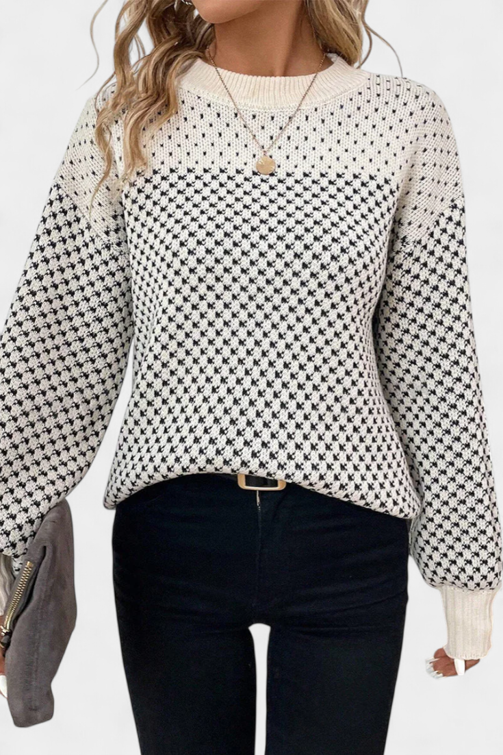 Daniela | Pullover mit Color-Block-Muster