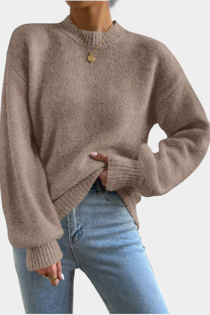 Rosa | Pullover mit Ballonärmeln