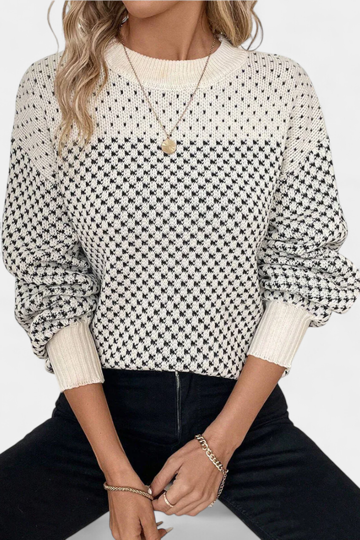 Daniela | Pullover mit Color-Block-Muster