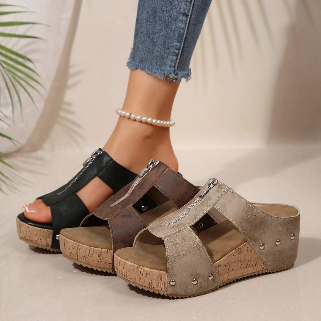 Chiara | Stylische Keilsandalen