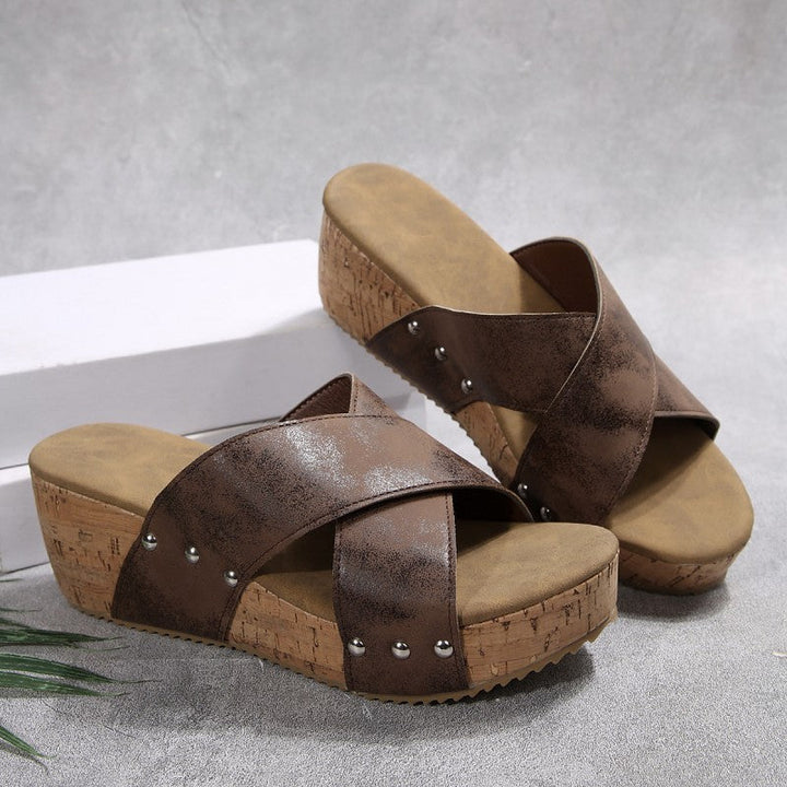Rebekka – Boho Wedge Sandalen
