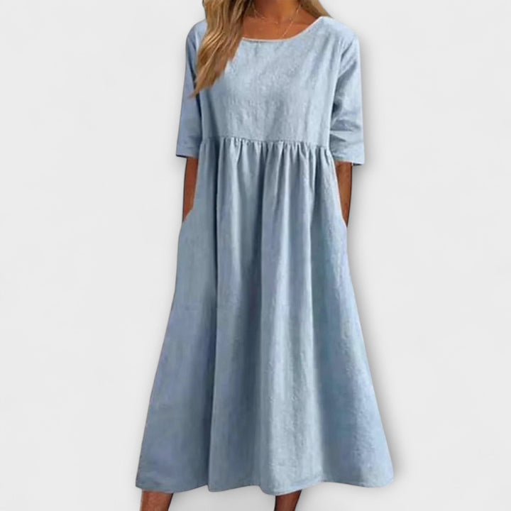 Anja - Bauchbedeckendes Kleid