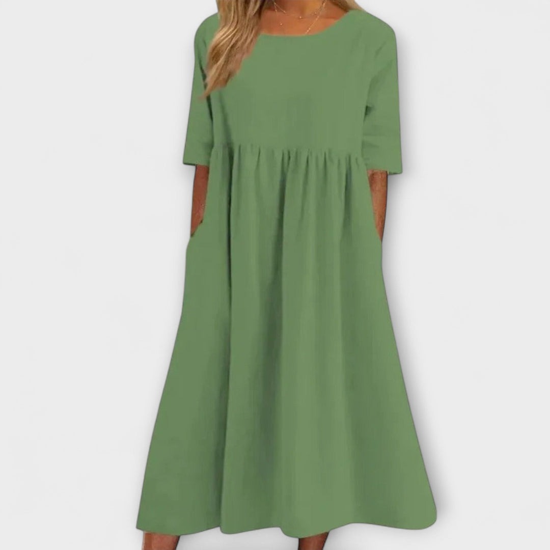 Anja - Bauchbedeckendes Kleid