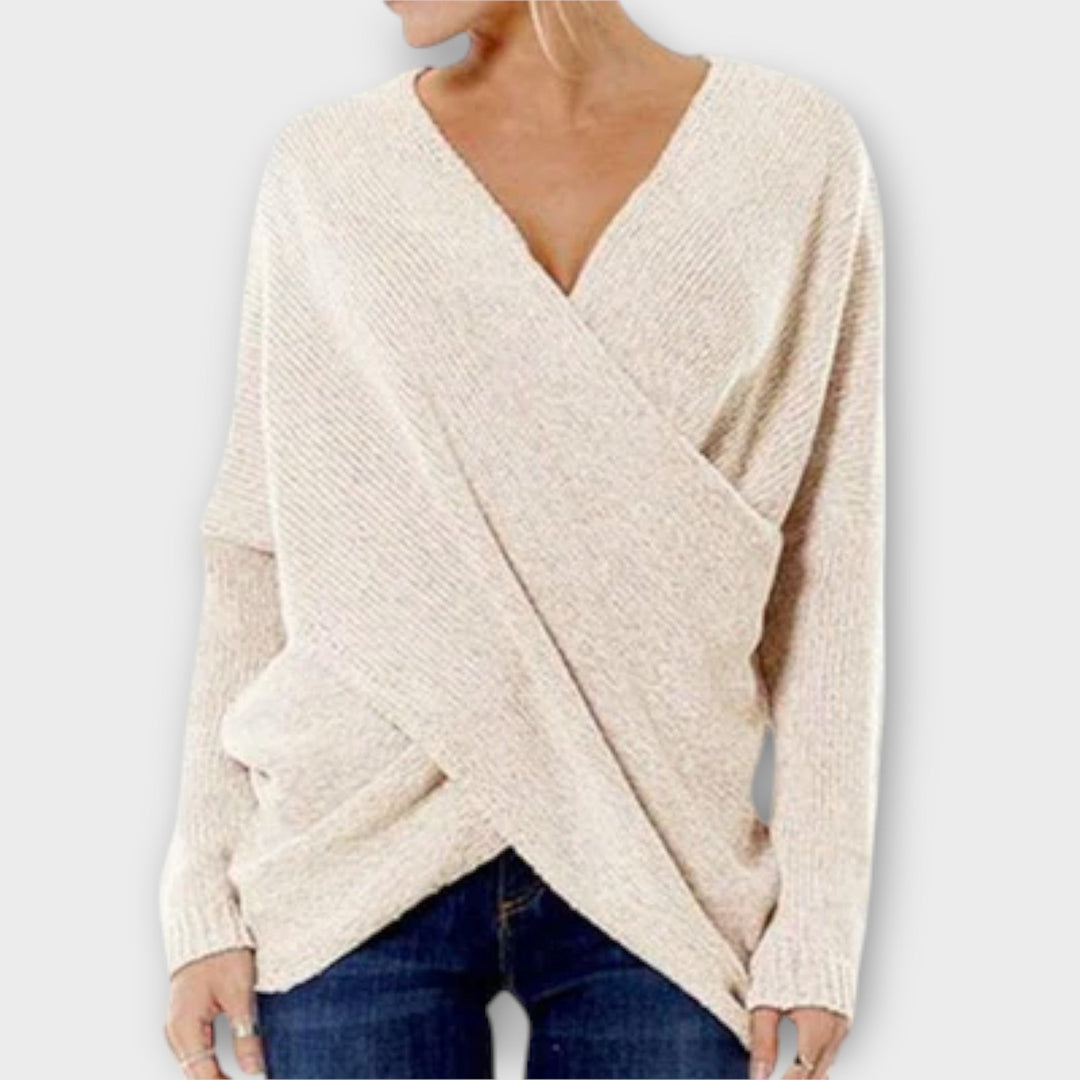 Heidi - Gekreuzter Pullover