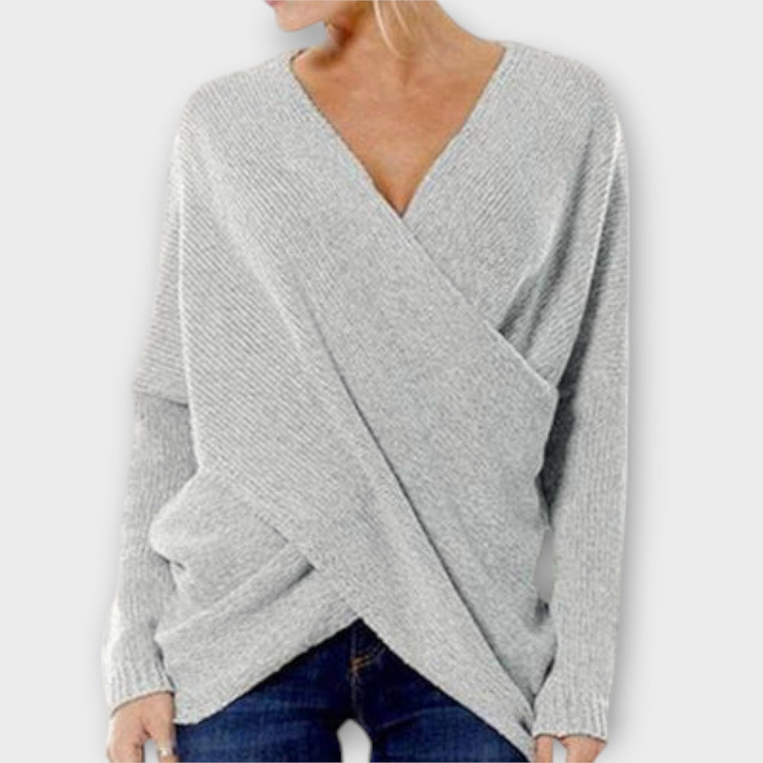 Heidi - Gekreuzter Pullover
