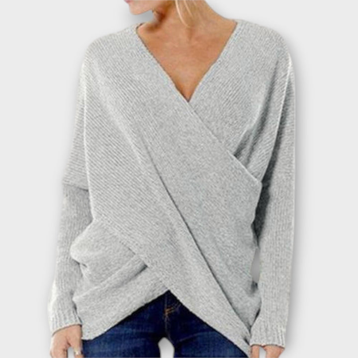 Heidi - Gekreuzter Pullover